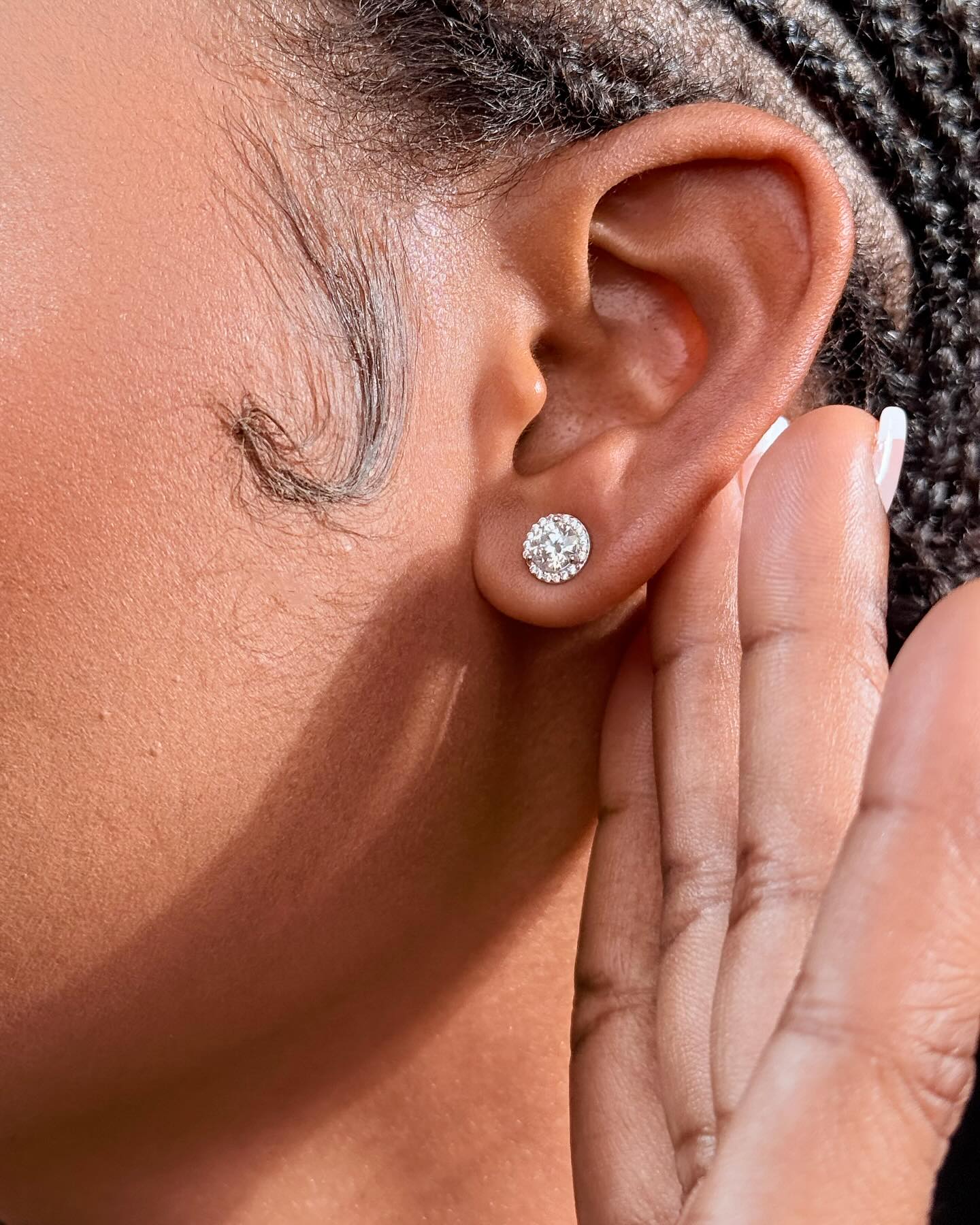 5mm Halo Round Studs