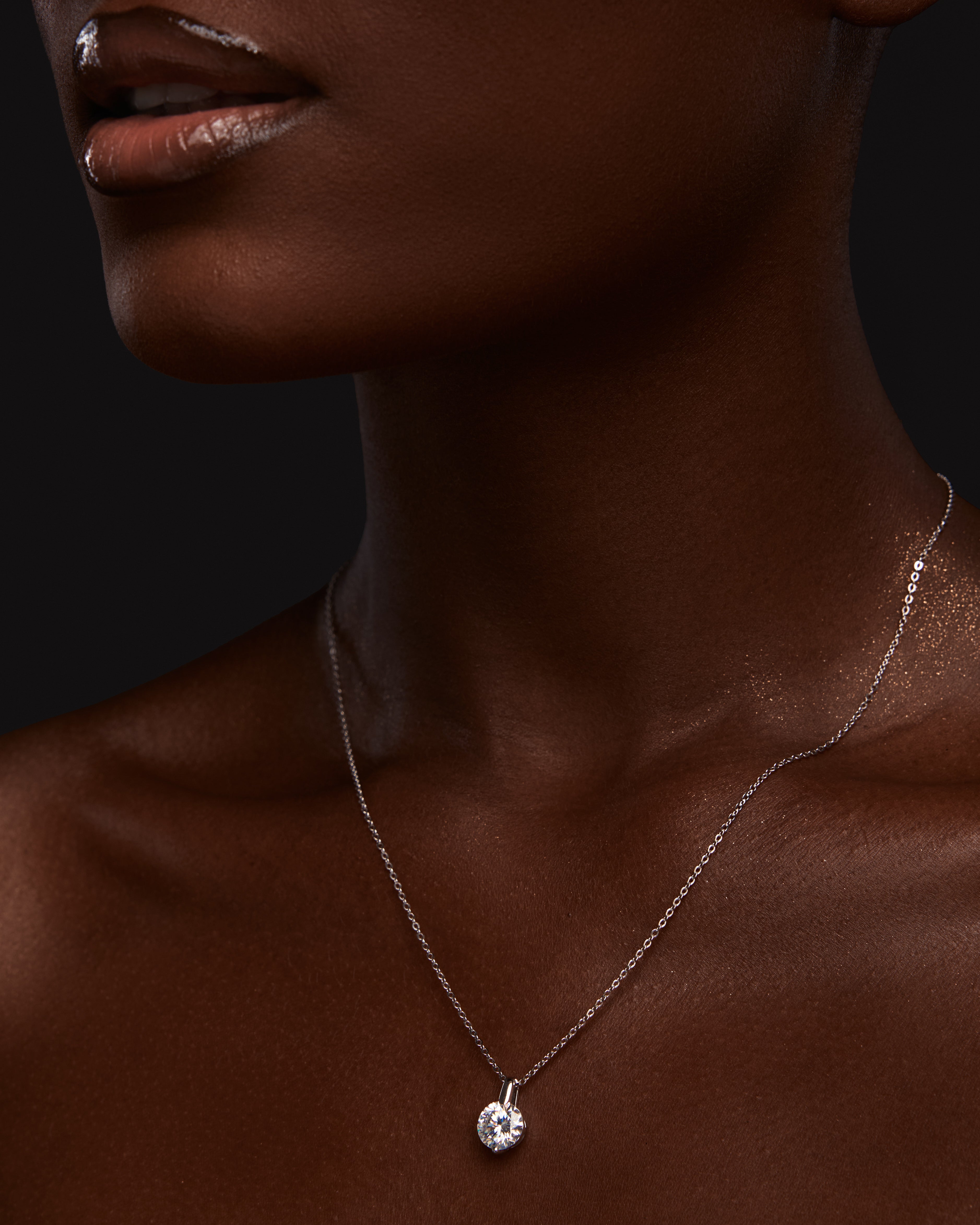 Classic Solitaire Necklace
