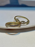 Chain Link Ring Set