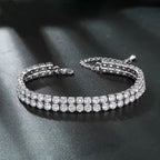 Double 3mm Tennis Bracelet