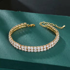 Double 3mm Tennis Bracelet