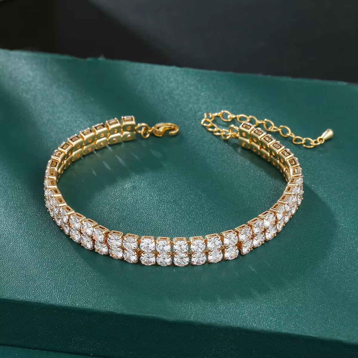 Double 3mm Tennis Bracelet