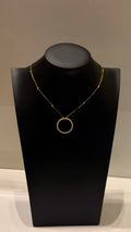 The O- Moissanite Pendant
