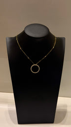 The O- Moissanite Pendant